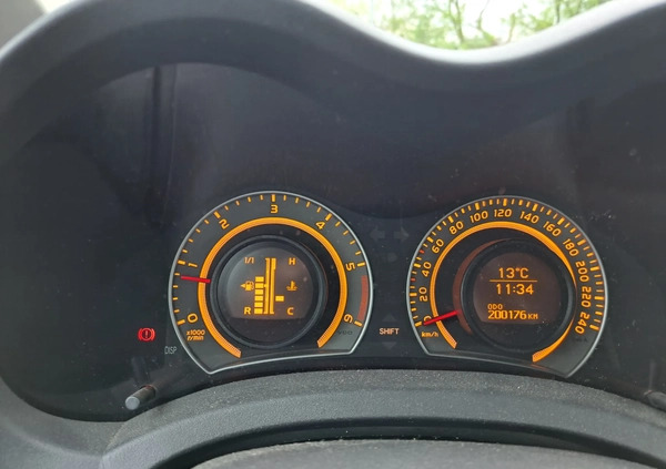 Toyota Auris cena 15500 przebieg: 200176, rok produkcji 2007 z Grudziądz małe 79